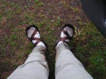 Maybe sandles weren't a great idea today